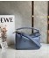 Loewe Puzzle Small Bag In Atlantic Blue Classic Calfskin