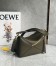 Loewe Puzzle Small Bag In Dark Green Classic Calfskin