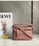 Loewe Puzzle Small Bag In Dark Blush Grained Calfskin