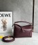 Loewe Puzzle Edge Small Bag in Burgundy Classic Calfskin 