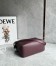 Loewe Puzzle Edge Small Bag in Burgundy Classic Calfskin 