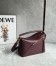 Loewe Puzzle Edge Small Bag in Burgundy Classic Calfskin 
