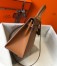 Hermes Kelly 25cm Sellier Bag in Gold Epsom Leather with GHW