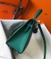 Hermes Kelly 25cm Sellier Bag in Malachite Epsom Leather with GHW