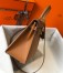 Hermes Kelly 28cm Sellier Bag in Gold Epsom Leather with GHW