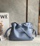 Loewe Flamenco Clutch Bag In Atlantic Blue Calfskin