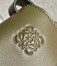 Loewe Gate Small Bag in Green Calfskin with Jacquard Shoulder Strap