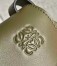 Loewe Gate Small Bag in Green Calfskin with Jacquard Shoulder Strap