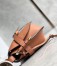 Loewe Gate Small Bag in Tan Calfskin with Jacquard Shoulder Strap