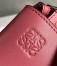 Loewe Gate Dual Mini Bag in Plumrose Calfskin with Jacquard Shoulder Strap