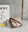 Loewe Gate Dual Mini Bag in Sand Calfskin with Jacquard Shoulder Strap