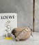 Loewe Gate Dual Mini Bag in Sand Calfskin with Jacquard Shoulder Strap