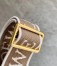 Loewe Gate Dual Mini Bag in Tan Calfskin with Jacquard Shoulder Strap