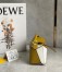 Loewe Puzzle Mini Bag In Ochre/White/Taupe Calfskin