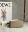 Loewe Puzzle Mini Bag In Ochre/White/Taupe Calfskin