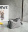 Loewe Puzzle Mini Bag in Pearl Grey Soft Grained Calfskin