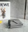 Loewe Puzzle Mini Bag in Pearl Grey Soft Grained Calfskin