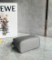 Loewe Puzzle Mini Bag in Pearl Grey Soft Grained Calfskin