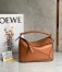 Loewe Puzzle Small Bag In Tan Classic Calfskin