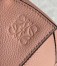 Loewe Puzzle Small Bag In Dark Blush Grained Calfskin