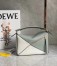 Loewe Puzzle Small Bag In Multicolour Grey Calfskin