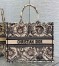 Dior Large Book Tote Bag in Beige Toile de Jouy Soleil Embroidery