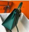 Hermes Kelly 32cm Sellier Bag in Malachite Epsom Leather with GHW