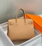 Hermes Birkin 30cm Bag in Chai Clemence Leather with GHW