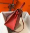 Hermes Kelly 28cm Sellier Bag in Red Epsom Leather with GHW
