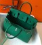 Hermes Birkin 30cm Bag in Malachite Clemence Leather with GHW