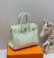 Hermes Birkin 30cm Bag in Vert Fizz Clemence Leather with PHW