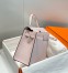 Hermes Kelly 25cm Sellier Bag in Mauve Pale Epsom Leather with PHW