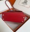 Hermes Kelly En Desordre 20 Handmade Bag in Black Epsom Calfskin