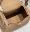 Hermes Lindy Mini Bag in Chai Clemence Leather with GHW