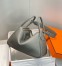 Hermes Lindy 30cm Bag in Gris Meyer Clemence Leather with GHW