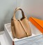 Hermes Picotin Lock 12 Bag in Chai Clemence Leather with GHW