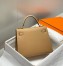 Hermes Kelly 25cm Sellier Bag in Chai Epsom Leather with GHW