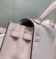Hermes Kelly 25cm Sellier Bag in Mauve Pale Epsom Leather with PHW