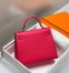Hermes Kelly 25cm Sellier Bag in Rose Extreme Epsom Leather with GHW