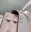 Hermes Kelly 28cm Sellier Bag in Mauve Pale Epsom Leather with PHW