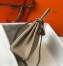 Hermes Kelly 32cm Retourne Bag in Tourterelle Clemence Leather with GHW
