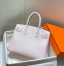 Hermes Birkin 30cm Bag in Mauve Pale Clemence Leather with PHW