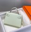 Hermes Kelly Mini II Sellier Bag in Vert Fizz Epsom Leather
