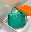 Hermes Kelly 28cm Sellier Bag in Vert Jade Epsom Leather with GHW