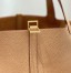 Hermes Picotin Lock 12 Bag in Chai Clemence Leather with GHW