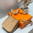 Hermes Mini Evelyne 16 Amazone Bag in Chai Clemence Leather