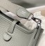 Hermes Mini Evelyne 16 Amazone Bag in Gris Meyer Clemence Leather