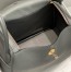 Hermes Lindy 30cm Bag in Gris Meyer Clemence Leather with GHW