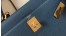Hermes Kelly 32cm Retourne Bag in Blue Agate Clemence Leather with GHW