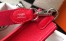 Hermes Mini Evelyne 16 Amazone Bag in Red Clemence Leather